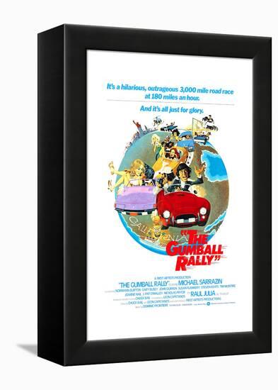 The Gumball Rally, Michael Sarrazin, 1976-null-Framed Stretched Canvas