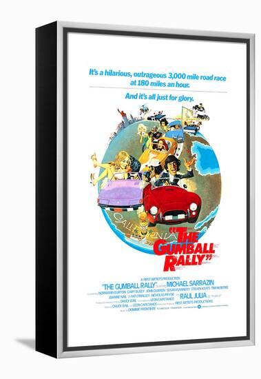 The Gumball Rally, Michael Sarrazin, 1976-null-Framed Stretched Canvas