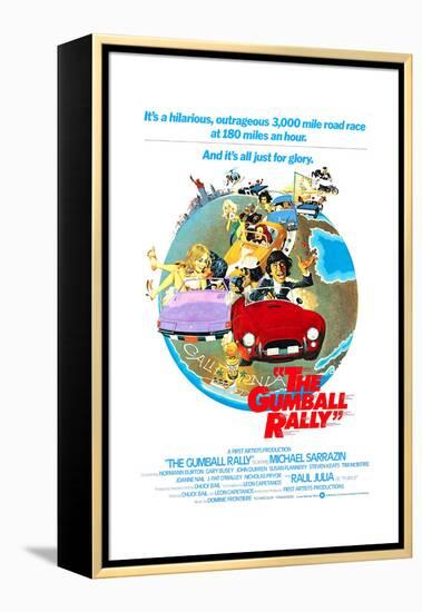 The Gumball Rally, Michael Sarrazin, 1976-null-Framed Stretched Canvas