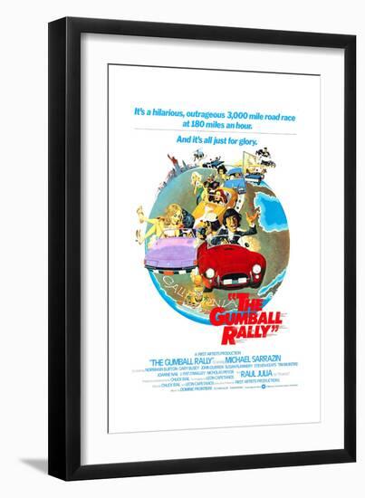 The Gumball Rally, Michael Sarrazin, 1976-null-Framed Premium Giclee Print