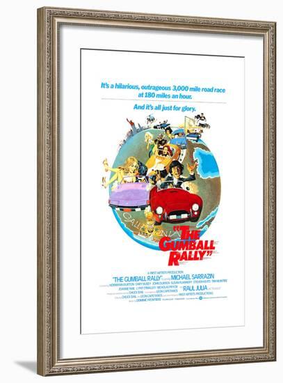 The Gumball Rally, Michael Sarrazin, 1976-null-Framed Art Print