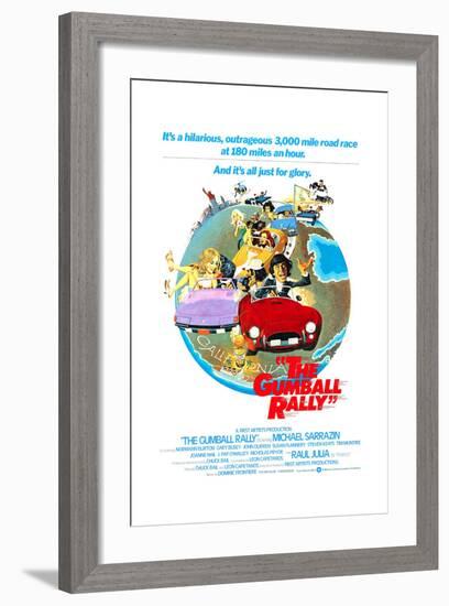 The Gumball Rally, Michael Sarrazin, 1976-null-Framed Art Print