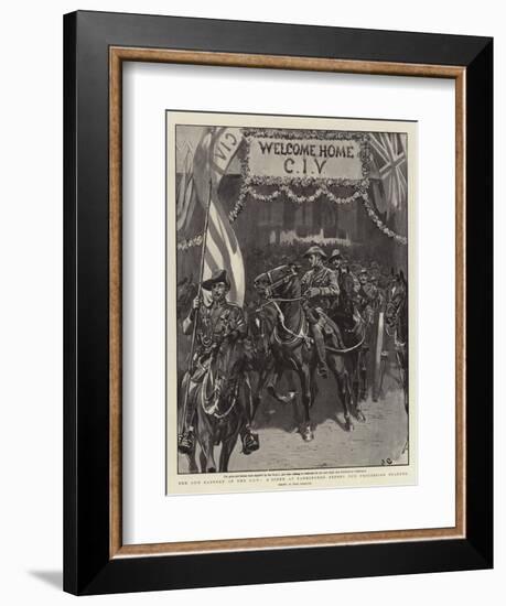 The Gun Battery of the Civ, a Scene at Paddington before the Procession Started-John Charlton-Framed Giclee Print