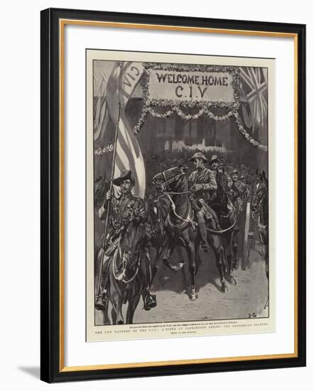 The Gun Battery of the Civ, a Scene at Paddington before the Procession Started-John Charlton-Framed Giclee Print