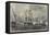 The Gun-Boats Passing Through the Line-Of-Battle Ships-George Henry Andrews-Framed Premier Image Canvas