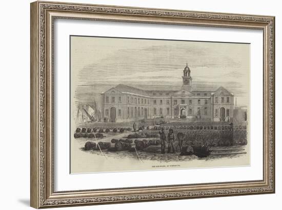 The Gun-Wharf, at Portsmouth-Frederick John Skill-Framed Giclee Print