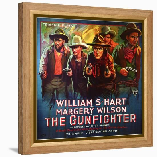 The Gunfighter, 1917-null-Framed Stretched Canvas