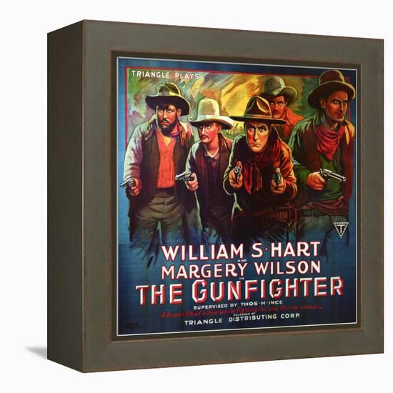 The Gunfighter, 1917-null-Framed Stretched Canvas