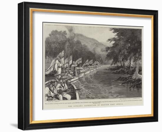 The Gunjora Expedition in British East Africa-Joseph Nash-Framed Giclee Print