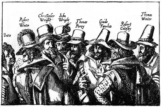 The Gunpowder Plotters Early 17th Century Giclee Print Art Com