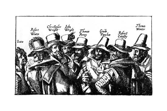 The Gunpowder Plotters Early 17th Century Giclee Print Art Com The Gunpowder Plotters Early 17th Century Giclee Print Art Com