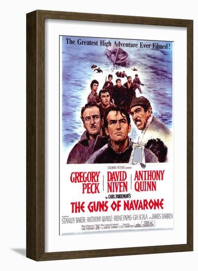 The Guns of Navarone, 1961-null-Framed Art Print