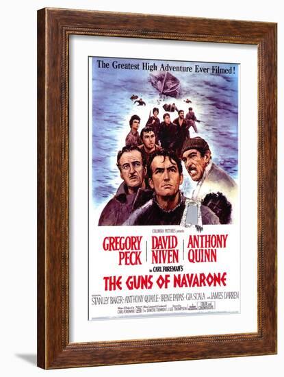 The Guns of Navarone, 1961-null-Framed Art Print