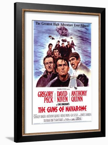 The Guns of Navarone, 1961-null-Framed Art Print