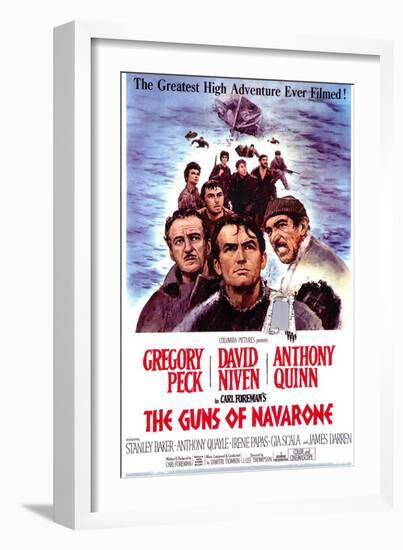 The Guns of Navarone, 1961-null-Framed Art Print