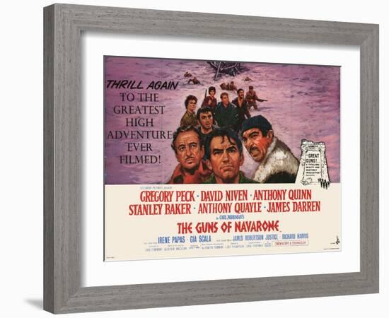 The Guns of Navarone, 1961-null-Framed Art Print