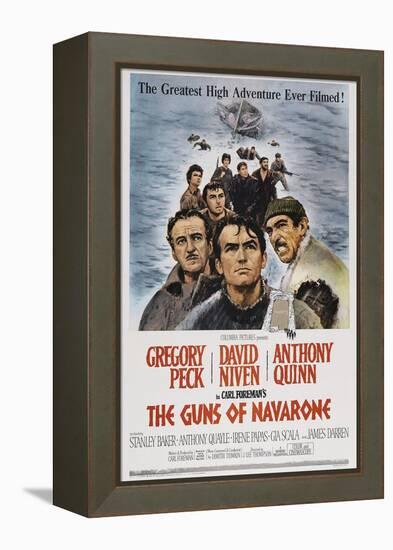 The Guns of Navarone, 1961-null-Framed Premier Image Canvas