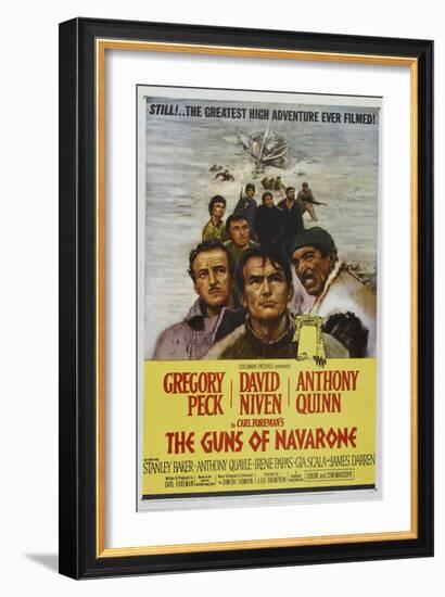 The Guns of Navarone, 1961-null-Framed Art Print