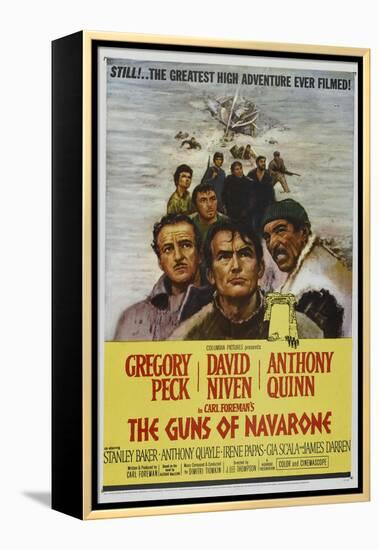 The Guns of Navarone, 1961-null-Framed Stretched Canvas