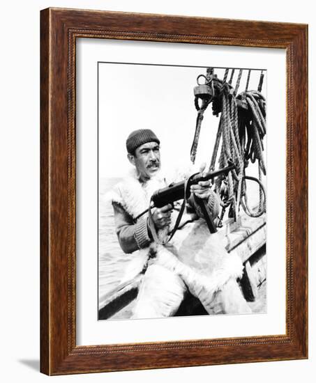 The Guns of Navarone, Anthony Quinn, 1961-null-Framed Photo