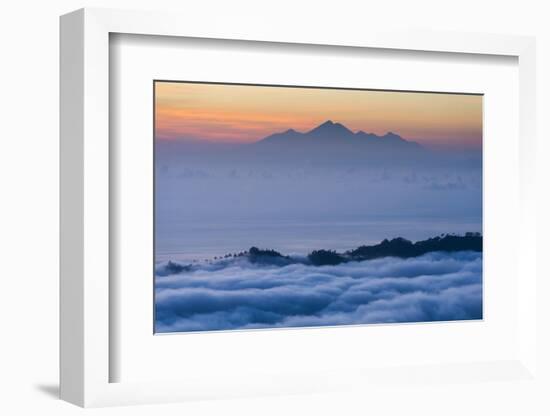 The Gunung Rinjani in the Daybreak-Christoph Mohr-Framed Photographic Print