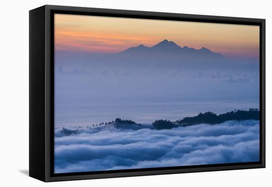 The Gunung Rinjani in the Daybreak-Christoph Mohr-Framed Premier Image Canvas