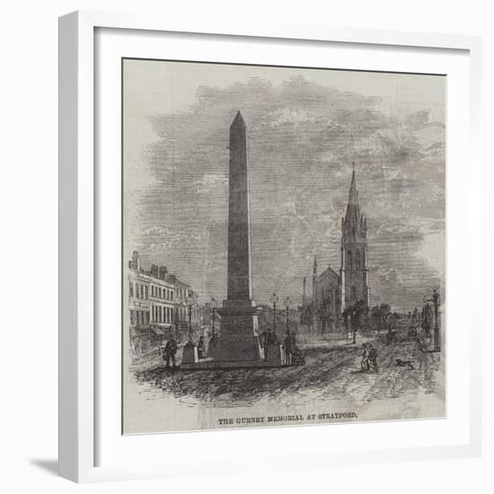 The Gurney Memorial at Stratford-null-Framed Giclee Print