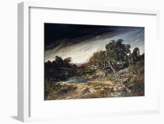 The Gust of Wind, C.1855-Gustave Courbet-Framed Giclee Print