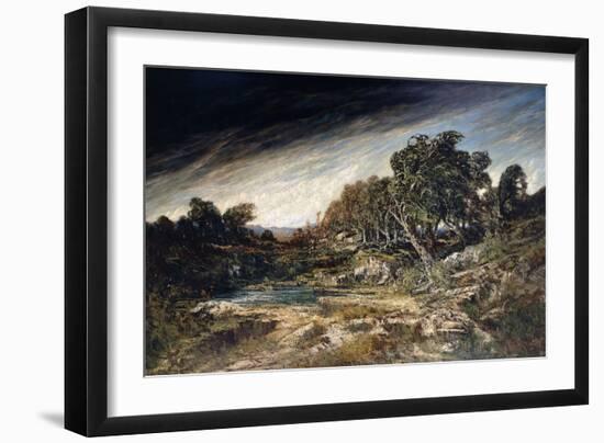 The Gust of Wind, C.1855-Gustave Courbet-Framed Giclee Print