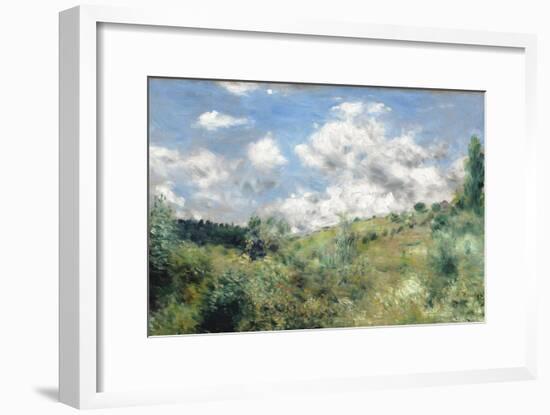 The Gust of Wind, C.1872-Pierre-Auguste Renoir-Framed Premium Giclee Print