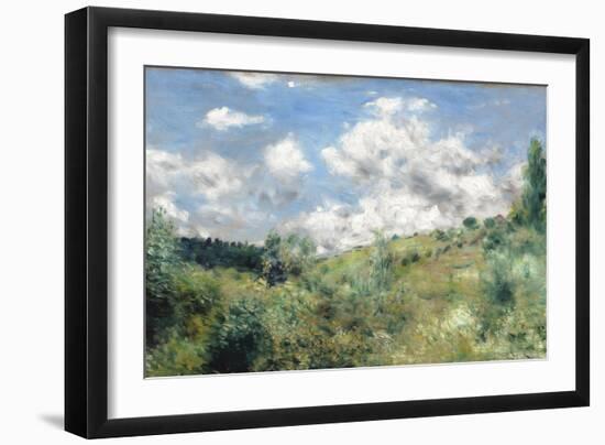 The Gust of Wind, C.1872-Pierre-Auguste Renoir-Framed Premium Giclee Print