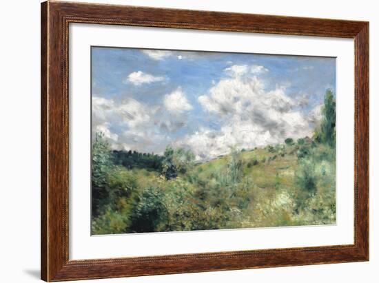 The Gust of Wind, C.1872-Pierre-Auguste Renoir-Framed Giclee Print