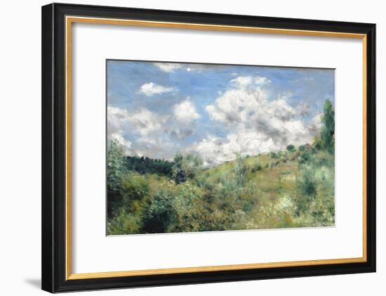 The Gust of Wind, C.1872-Pierre-Auguste Renoir-Framed Giclee Print