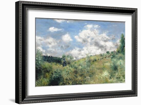 The Gust of Wind, C.1872-Pierre-Auguste Renoir-Framed Giclee Print