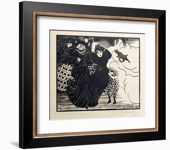 The Gust of Wind-Félix Vallotton-Framed Giclee Print