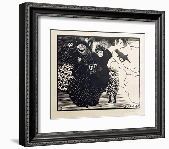 The Gust of Wind-Félix Vallotton-Framed Giclee Print