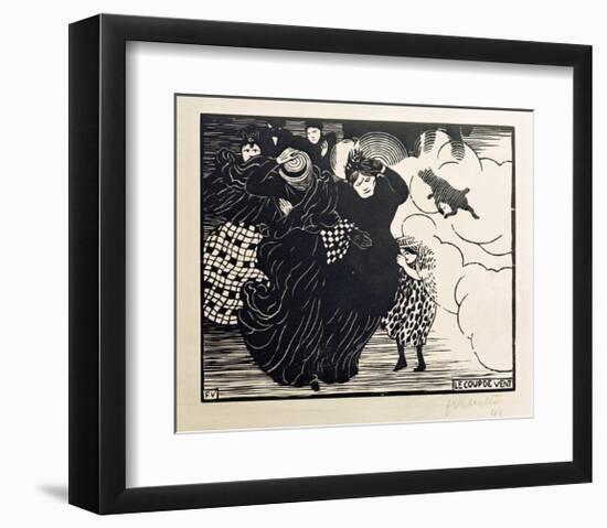 The Gust of Wind-Félix Vallotton-Framed Giclee Print