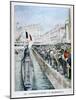 The Gustave-Zede Arrives in Marseilles, 1901-null-Mounted Giclee Print