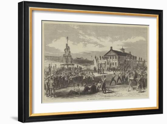 The Gymnasium at Aldershott-null-Framed Giclee Print