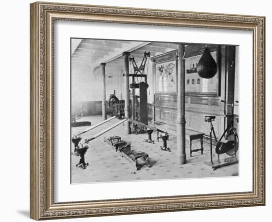 The Gymnasium of the Titanic-null-Framed Photographic Print