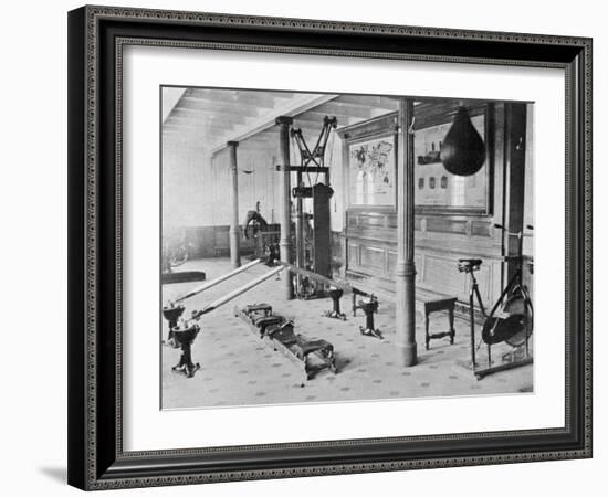 The Gymnasium of the Titanic-null-Framed Photographic Print