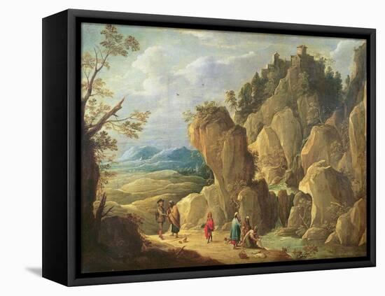 The Gypsies-David the Younger Teniers-Framed Premier Image Canvas