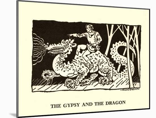 The Gypsy And The Dragon-Frank Dobias-Mounted Art Print