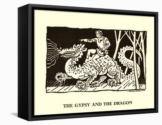 The Gypsy And The Dragon-Frank Dobias-Framed Stretched Canvas
