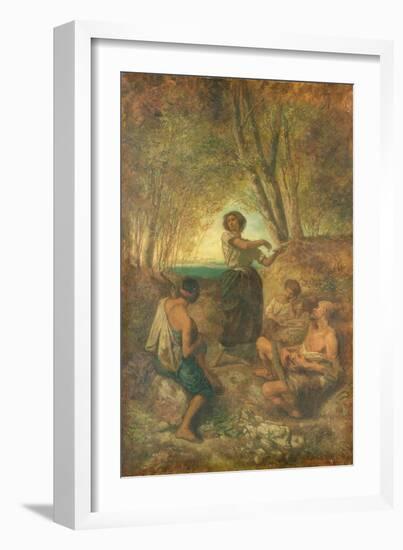 The Gypsy Dance, 1853-Anselm Feuerbach-Framed Giclee Print