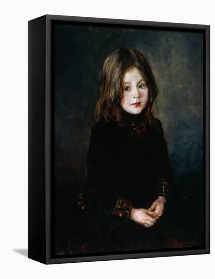 The gypsy kid, 1866-Gerhard Peter Frantz Vilhelm Munthe-Framed Premier Image Canvas