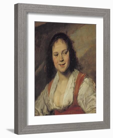 The Gypsy Woman, circa 1628-30-Frans Hals-Framed Giclee Print