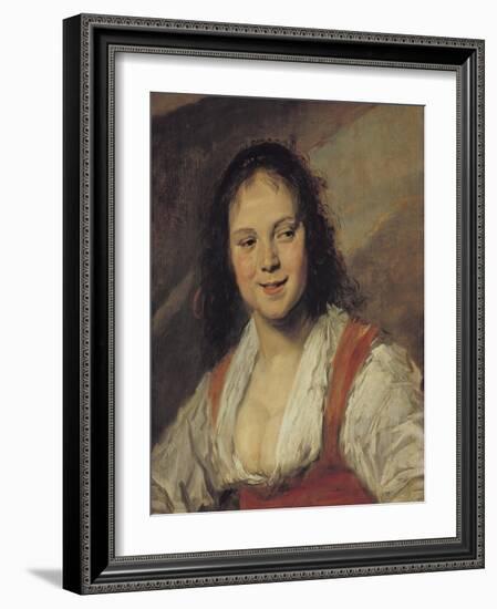 The Gypsy Woman, circa 1628-30-Frans Hals-Framed Giclee Print