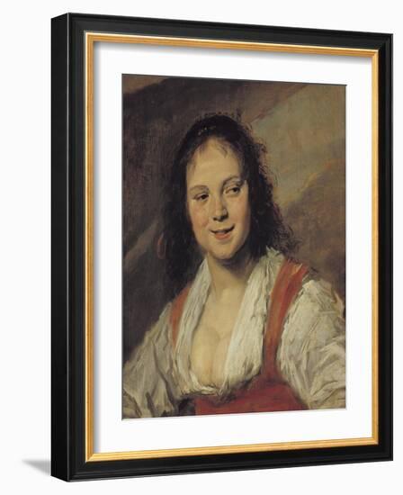 The Gypsy Woman, circa 1628-30-Frans Hals-Framed Giclee Print