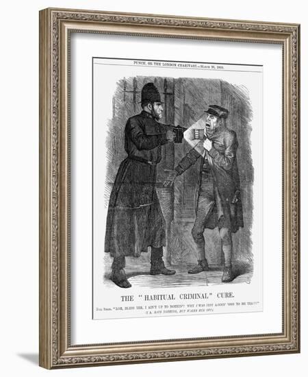 The Habitual Criminal Cure, 1869-John Tenniel-Framed Giclee Print